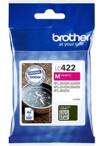 Brother Tintenpatrone "LC-422M", pink (magenta), Tintenpatronen, Tintenpatrone