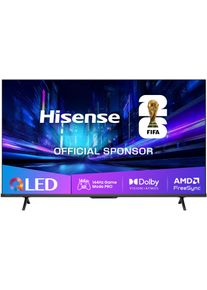 HISENSE QLED-Fernseher "50E77Q PRO", Energieeffizienz: E, transparent (schwarz), 50 &Prime;, Fernseher, 4K UHD QLED, QLED-Fernseher