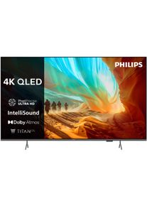 Philips QLED-Fernseher "50PQS7801/12", Energieeffizienz: E, schwarz, 50 &Prime;, Fernseher, QLED-Fernseher