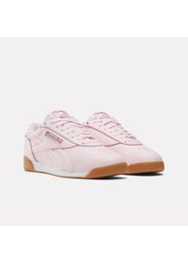 Sneaker Reebok CLASSIC "F/S LO", Damen, Gr. 42, rosa (frostedberry, studiopink, gum06), Leder, Synthetik, Schuhe Sneaker