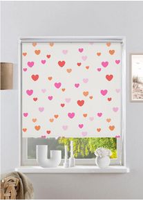 Rollo OTTO HOME "HEART" Gr. 5, orange (orange, pink), B:80cm H:150cm, Polyester, Rollos, Rollo, Fixma&szlig;, Rollo, Herzen, einseitig bedruckt, Kinderrollo, NEUHEIT