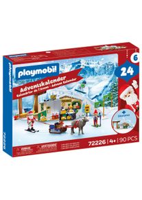 Spielzeug-Adventskalender Playmobil "Spielbausteine, Am Nordpol (72226), Christmas", bunt, Adventskalender, Kinder, Kunststoff, Spielzeug-Adventskalender, Made in Europe