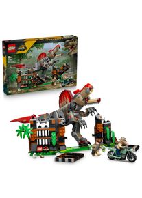 Konstruktionsspielsteine Lego "Flucht des Spinosaurus (77982), Lego Jurassic World", bunt, Spielbausteine, Kinder, Kunststoff, Konstruktionsspielsteine, Made in Europe