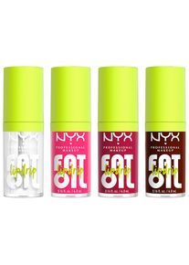 Nyx Cosmetics NYX PROFESSIONAL MAKEUP Schmink-Set &raquo;FAT OIL LIP DRIP KIT&laquo; Nicht klebrig, polstert die Lippen auf, pflegt, gl&auml;nzendes Finish.