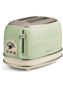 Ariete Toaster &raquo;Vintage&laquo; 2 kurze Schlitze f&uuml;r 2 Scheiben 810 W