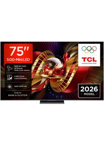 TCL Mini-LED-Fernseher &raquo;75C8LX1&laquo; 189 cm/75 &prime;&prime; SQD-Mini LED, HDR 6000 Nits, 100%BT.2020, 144Hz, AiPQ Pro,Dolby Vision