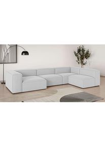 OTTO home Wohnlandschaft &raquo;HAILY U-Form mit Ottomane links/rechts, Ma&szlig;e B/T/H: 360/200/72 cm&laquo; als Modul oder separat verwendbar, f&uuml;r individuelle 