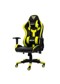 Hyrican Gaming-Stuhl &raquo;"Striker Copilot" schwarz/gelb, Kunstleder, ergonomischer Gamingstuhl&laquo; () B&uuml;rostuhl, Schreibtischstuhl, geeignet f&uuml;r Jugendliche