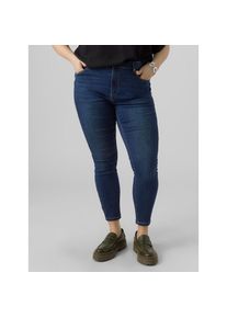 Vero Moda Curve, Damen, Skinny-fit-Jeans &raquo;VMSOPHIA HR SKINNY J VI3377 GA CUR NOOS&laquo;, Dark Blue Denim, 44 - L&auml;nge 32, Jeans von Vero Moda Curve