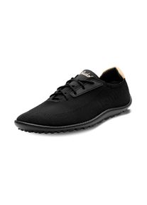 Barfu&szlig;schuh Leguano "ADVICE", Damen, Gr. 39, schwarz, Textil, Schuhe Barfu&szlig;schuh, Schn&uuml;rschuh, Freizeitschuh, mit Weltneuheit Hybridsohle, f&uuml;r Sie&Ihn