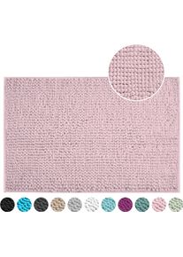 Badematte OTTO HOME "Vanessa Chenille Premium, Badvorleger, Badezimmer, Duschvorleger", rosa (beere), H:20mm, Polyester, Badematten, Badematte, Uni Farben, besonders weich, flauschig