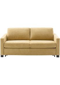 Schlafsofa Home Affaire "Vionelle, 2-Sitzer mit Kaltschaummatratze nach Wahl, Breite 166 cm", pistachio, B:166cm H:81cm T:98cm, 100% Polyester, Sofas, Schlafsofa, Dauerschl&auml;fer mit wahlweise Standard- oder Premium-Matratze