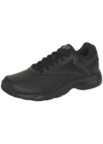 Walkingschuh Reebok "WORK N CUSHION 4.0", Damen, Gr. 42, schwarz, cdgry5, schwarz, Leder, Synthetik, Schuhe Walkingschuh
