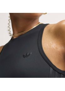 Jumpsuit adidas Performance "ADIDAS ORIGINALS SPORTBODY", Damen, Gr. L, N-Gr, schwarz, Obermaterial: 79% Polyester, 21% Elasthan, Rundhals, Overalls Jumpsuit