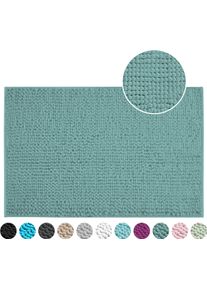 Badematte OTTO HOME "Vanessa Chenille Premium, Badvorleger, Badezimmer, Duschvorleger", gr&uuml;n, H:20mm, Polyester, Badematten, Badematte, Uni Farben, besonders weich, flauschig