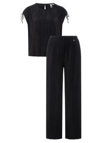 Blusenshirt Ragwear "Blusenshirt Verllen Set YOUMODO", Damen, Gr. XS, schwarz, Obermaterial: 65% Polyester PES. 35% Viskose CV., weit, Rundhals, Shirts Blusenshirt