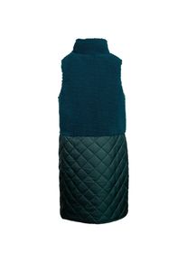 Pl&uuml;schweste SALZHAUT "Weste ILONA", Damen, Gr. L, gr&uuml;n (bottle gr&uuml;n), Obermaterial: 100% Polyester PES., Westen Pl&uuml;schweste