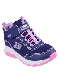 Sneaker Skechers "STORM BLAZER", M&auml;dchen, Gr. 31, w&auml;rmend, bunt (navy, rosa, lila), Lederimitat, Textil, kontrastfarbene Details, Schuhe Sneaker, Trekking Schuh, Freizeitschuh, Kindergartenschuh mit Tex-Membrane