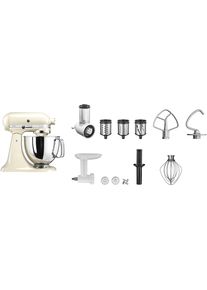 KitchenAid K&uuml;chenmaschine &raquo;5KSM125EER&laquo; Gratis Fleischwolf+Gem&uuml;seschneider m. 3 Trommeln (Wert ca. 278,-&euro; UVP)