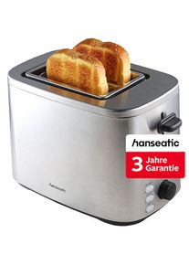 Hanseatic Toaster &raquo;HT8007SD&laquo; 2 kurze Schlitze 800 W inkl. 3 Jahre Herstellergarantie
