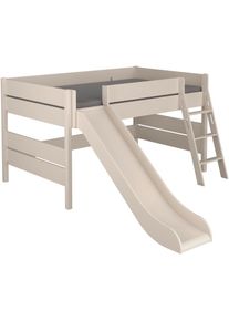 Paidi Spielbett &raquo;TIAGO in verschiedenen Gr&ouml;&szlig;en und Farben, mit Leiter und Rutsche&laquo; H&ouml;he 120 cm, 120kg Tragkraft, 5 Jahre Garantie, Rausfallschutz, 