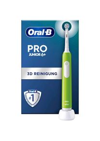 Oral-B Elektrische Zahnb&uuml;rste &raquo; Pro Junior Elektrische Zahnb&uuml;rste, Lila&laquo; 1 Stk. Aufsteckb&uuml;rsten Drucksensor