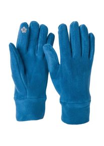 styleBREAKER Fleecehandschuhe &raquo;Einfarbige Touchscreen Fleece Handschuhe&laquo; 1 Stk. blau, Gr&ouml;&szlig;e Einheitsgr&ouml;&szlig;e