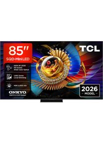 TCL QLED Mini LED-Fernseher &raquo;85Q7D ProX2&laquo; 215 cm/85 &prime;&prime; SQD-Mini LED, AiPQ Prozessor, ONKYO 2.1, Dolby Vision, Apple AirPlay 2