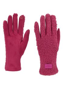 styleBREAKER Fleecehandschuhe &raquo;Touchscreen Handschuhe mit Teddypl&uuml;sch&laquo; 1 Stk. pink, Gr&ouml;&szlig;e Einheitsgr&ouml;&szlig;e