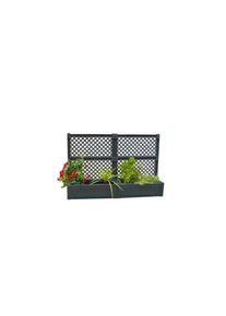 KHW Spalier 2er-Set Pflanzkasten gro&szlig; 100 cm mit Spalier