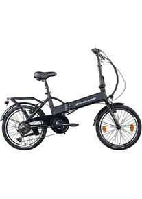 Z&uuml;ndapp Z&uuml;ndapp &raquo;Z101&laquo; 6 Gang Shimano Tourney RD-TY300 Schaltwerk Kettenschaltung Heckmotor 250 W Pedelec, Elektrofahrrad f&uuml;r Damen u. Herren