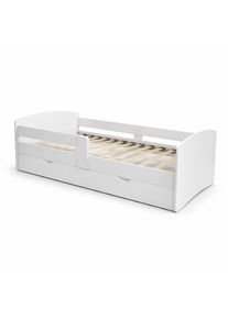 OTTO home Stauraumbett &raquo;Cocolino, Daybett, Stauraumbett, Kinderbett, Einzelbett, Funktionsbett&laquo; mit Lattenrost, ausziehbarer Schublade, Liegefl&auml;che 90