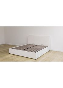 EMMA Original Stauraumbett | Hellgrau | 140x200cm