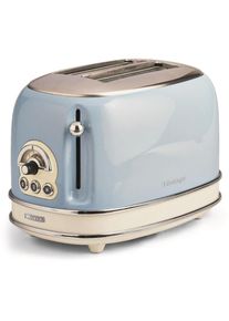 Ariete Toaster &raquo;Vintage&laquo; 2 kurze Schlitze f&uuml;r 2 Scheiben 815 W blau