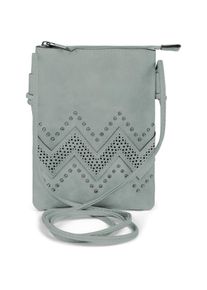 styleBREAKER Mini Bag &raquo;Mini Umh&auml;ngetasche ZickZack Cutout Nieten&laquo;