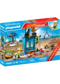 Playmobil Konstruktions-Spielset &raquo;Baustelle (71650), Action Heroes&laquo; Made in Europe