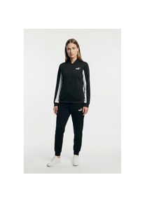 Puma Trainingsanzug &raquo;POLY BASEBALL SUIT CL&laquo; 2 tlg. ohne Kapuze, aus Trikot-Material schwarz-wei&szlig;, Gr&ouml;&szlig;e M