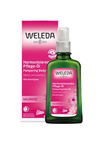 Weleda K&ouml;rper&ouml;l &raquo;HARMONISIERENDES PFLEGE-&Ouml;L WILDROSE&laquo; f&ouml;rdert die Hautregeneration, gl&auml;ttet & verw&ouml;hnt alle Hauttypen