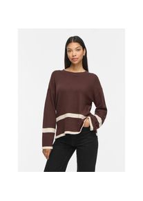 Vila Rundhalspullover &raquo;VIRIL O-NECK OVERSIZE L/S KNIT TOP- NOOS&laquo; Materialmix, oversize