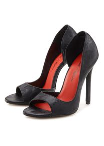 LASCANA Belle Affaire High-Heel-Sandalette &raquo;Peeptoe Pumps mit hohem Absatz,&laquo; verf&uuml;hrerischer Sommerschuh, stilvoller, offener Schuh schwarz, Gr&ouml;&szlig;e 43