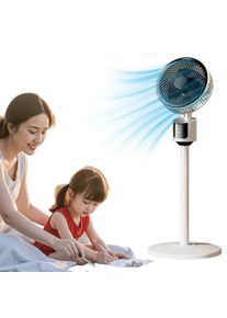 Lightweight Floor Fans Multi-Purpose 3-Speed Pedestal Floor Fans USB Home Air Circulation Fan for RV Camping Outdoor Activities