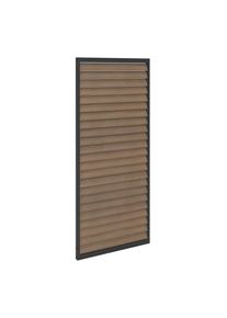 Amatio Pavillon-Seitenteil, Anthrazit, Naturfarben, Metall, 91.5x211.3x4 cm, Sonnenschutz, Pavillons