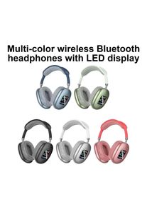 2026 NEW Wireless Headphones Bluetooth 5.3 With LED Screen AUX Over Ear Earphones HIFI Stereo Noise Cancelling Headsets