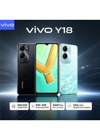 2026New Vivo phones VIVO Y18 8+256GB 90Hz 5000mAh High-Performance Smartphone - Unlocked for Global Use