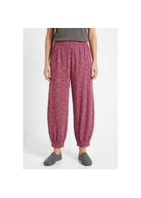 bonprix Pumphose Loose Fit, weites Bein, aus reiner Baumwolle pink, Gr&ouml;&szlig;e 40
