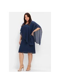sheego Cocktailkleid &raquo;Cocktailkleid&laquo; blau, Gr&ouml;&szlig;e 46