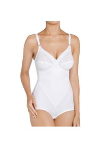Triumph Miederbody &raquo;Formfit BS X&laquo; florale Spitze, runder R&uuml;ckenausschnitt, tiefer V-Ausschnitt wei&szlig;, Gr&ouml;&szlig;e 90