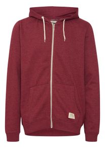 Kapuzensweatjacke Blend "Kapuzensweatshirtjac BHNoah", Herren, Gr. S, rot (zinfandel), Obermaterial: 60% Baumwolle CO. 40% Polyester PES., Sweatjacken Kapuzensweatjacke