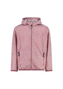Regenjacke CMP "KID G JACKET RAIN FIX HOOD", Kinder, Gr. 152, rosa (dawn pink), Web, Obermaterial: 100% Polyester, hoch geschlossener Ausschnitt, Jacken Regenjacke, sportlich, f&uuml;r Jugendliche, mit Kapuze, wasserdicht, winddicht