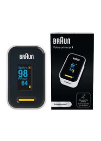 Braun Pulsoximeter &raquo;1- YK-81CEU&laquo; Einfaches Design - Rotierendes Display mit Hintergrundbeleuchtung